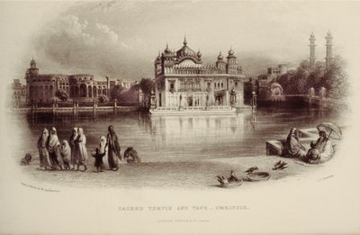Sacred Temple and Tank - Umritsir by William Carpenter